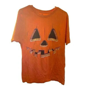 CELEBRATE HALLOWEEN SIZE SMALL ORANGE WITH PUMPKIN